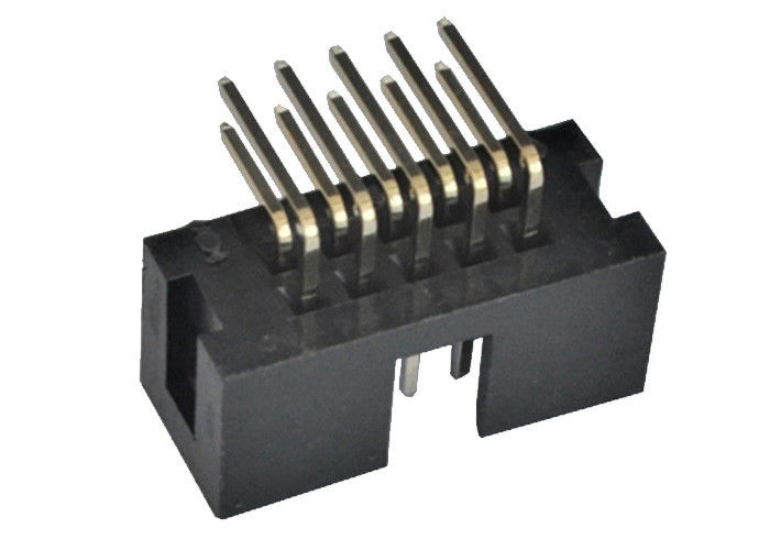 connecteur d'en-tête de boîte de 2.54mm 90 tension de tenue des goupilles 500V d'en-tête de degré