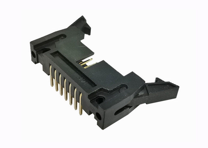 le Pin à angle droit de l'en-tête 14 de Pin de 2.54mm a enveloppé le trou 500V de cuvette de connecteur