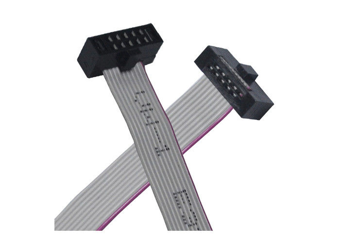 10 fil flexible de câble plat de lancement du câble plat 1.27mm de Pin IDC à embarquer
