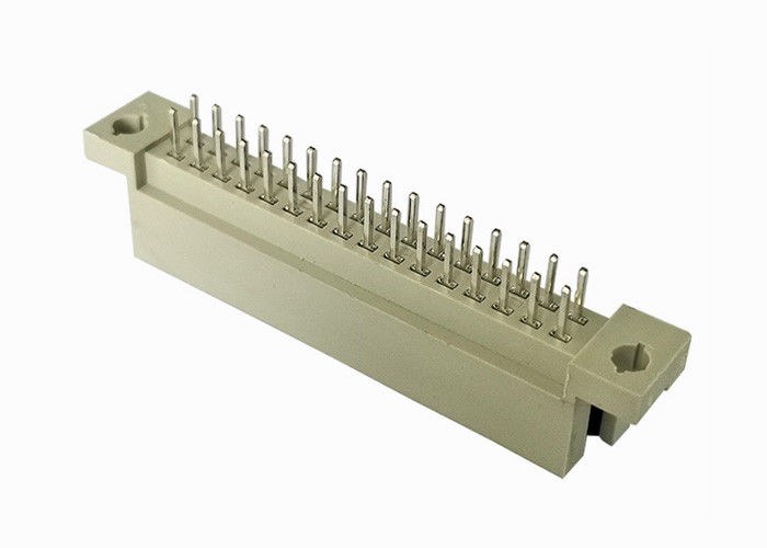 En-tête masculin de carte PCB de connecteur droit DIN 41612 or/étain de 180 degrés au-dessus de nickel
