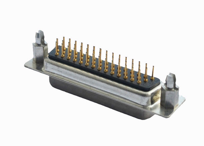 Type matériel ISO9001 de 44 bornes D de la rangée PBT de double de connecteur femelle approuvé