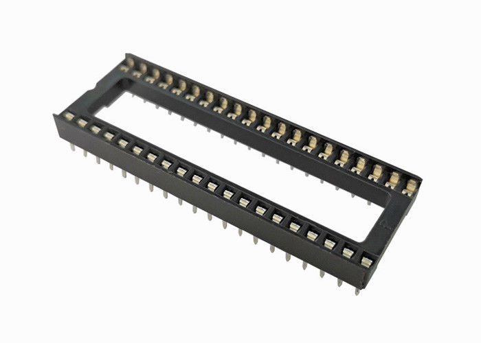 rangée extérieure d'en-tête de Pin de place d'IMMERSION de prise d'immersion de bâti de 2.54mm du lancement 7.62mm