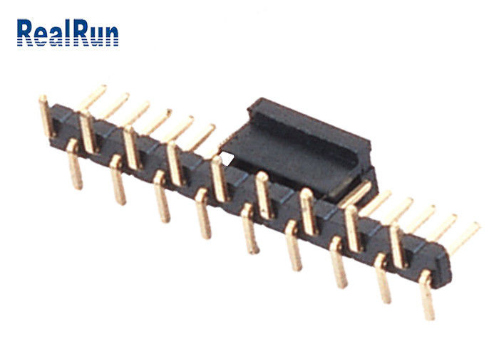 Connecteur masculin UL94V-0 d'en-tête de lancement simple de la rangée 9P 1.0mm de SMT SMD