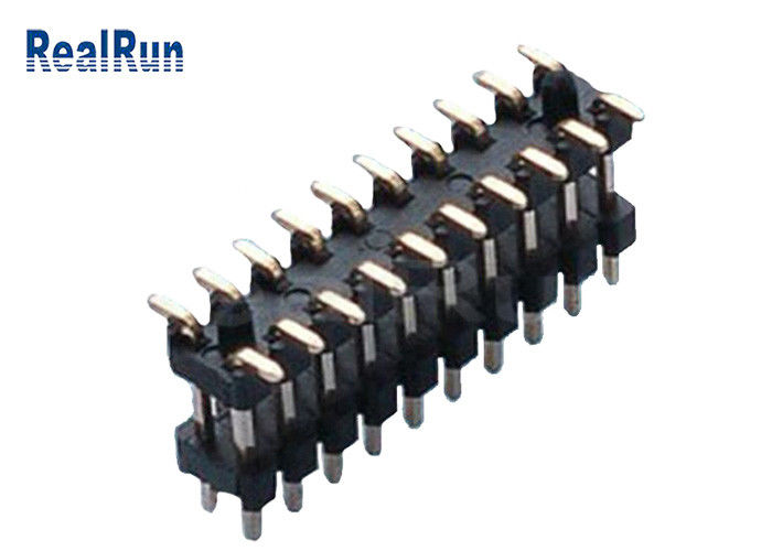 Double connecteur 0.75A d'en-tête de rangée de SMD 100P 20 Polonais 1.0*1.5mm