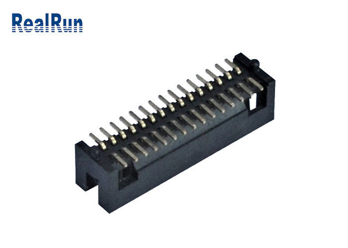 Connecteur 10 de carte PCB de PA6T 2.54mm SMT 20 30 en-tête de boîte de 40 bornes IDC