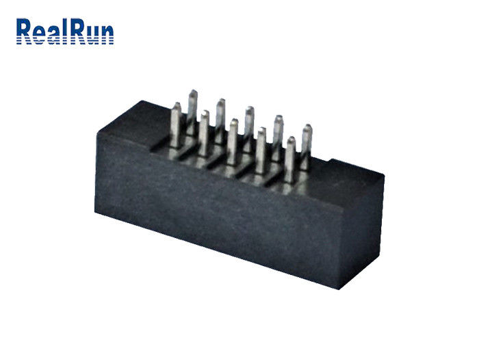 En-tête 18 26 Pin Connector PA6T PBT de boîte d'IMMERSION de lancement d'UL94V-0 2.54mm