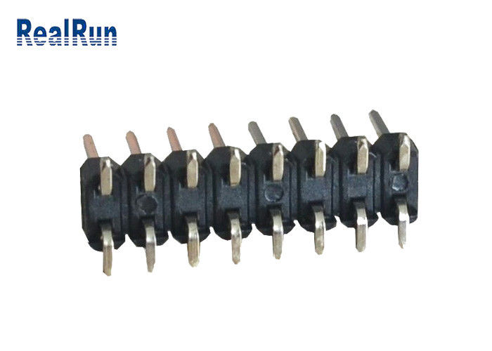 Lancement 2.54mm UL94V-0 de GV PA6T 16 Pin Header Connector Dual Row
