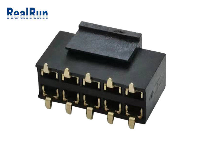 Pin femelle ISO9001 du connecteur H7.1 SMD 2×5 d'en-tête d'ohm de LCP PA6T 30m