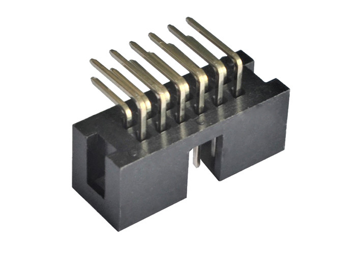 connecteur à angle droit de SMT de boîte d'en-tête de 2x6 IDC d'en-tête de lancement masculin du connecteur 2,54