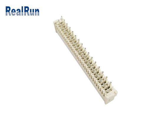 1,25 affichage à cristaux liquides Tin Plated 32 Pin High Temperature Resistance de Zif de rangée de connecteur de FFC double