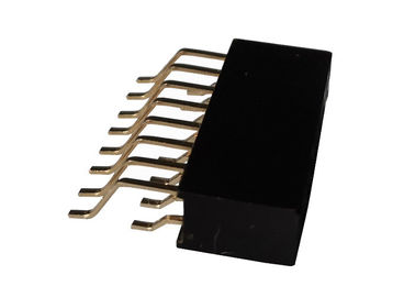 Type femelle du connecteur 2.54mm SMT d'en-tête de double rangée 16 Pin avec horizontal