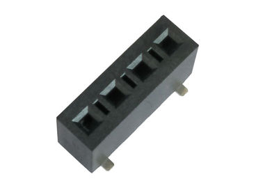 Type de SMT rangée simple femelle du connecteur 3.96mm d'en-tête de Pin par le plastique de trou