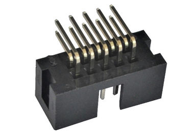 connecteur d'en-tête de boîte de 2.54mm 90 tension de tenue des goupilles 500V d'en-tête de degré