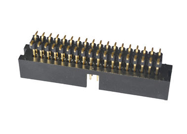 Double en-tête de boîte en plastique 2,54 millimètres de type éclair 3.0AMP de SMT d'or de panneau de carte PCB