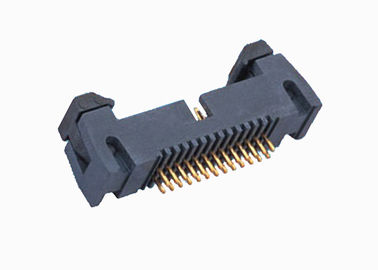 Pin 20 enveloppé droit du verrou 2.54mm de short de rangée de connecteur d'en-tête de Pin double