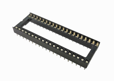 rangée extérieure d'en-tête de Pin de place d'IMMERSION de prise d'immersion de bâti de 2.54mm du lancement 7.62mm