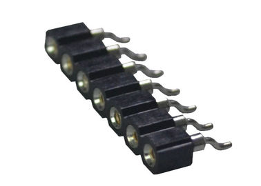 Type lancement simple de SMT de la rangée 2.54mm de femelle de Pin de connecteur rond d'en-tête horizontal