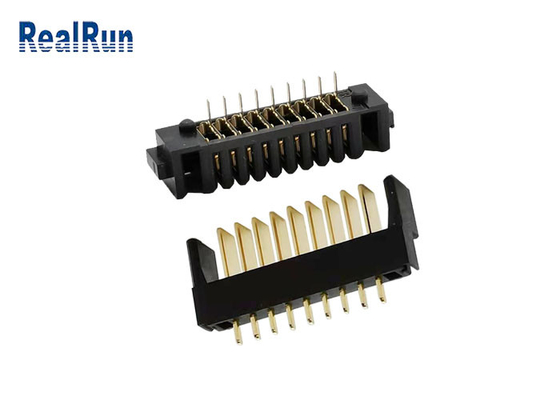 phosphore en nylon 500VAC plaqué par or en bronze de batterie 9P de support masculin de cellules