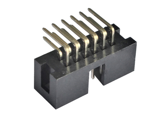 connecteur à angle droit de SMT de boîte d'en-tête de 2x6 IDC d'en-tête de lancement masculin du connecteur 2,54